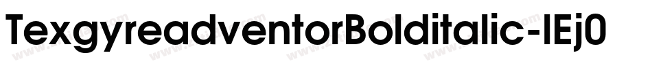 TexgyreadventorBolditalic-lEj0字体转换