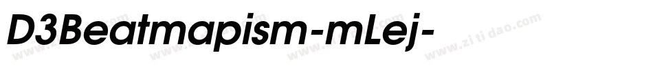 D3Beatmapism-mLej字体转换