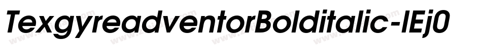 TexgyreadventorBolditalic-lEj0字体转换
