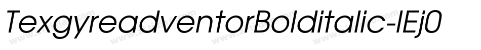 TexgyreadventorBolditalic-lEj0字体转换