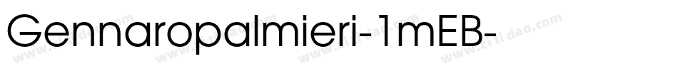 Gennaropalmieri-1mEB字体转换