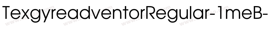 TexgyreadventorRegular-1meB字体转换
