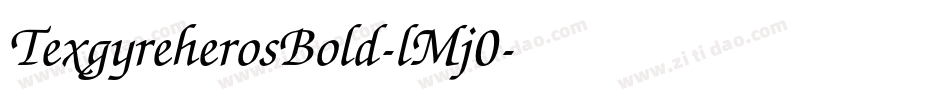 TexgyreherosBold-lMj0字体转换