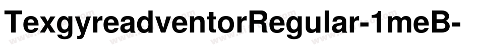 TexgyreadventorRegular-1meB字体转换