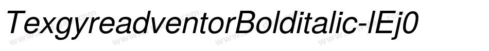 TexgyreadventorBolditalic-lEj0字体转换