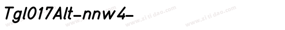 Tgl017Alt-nnw4字体转换