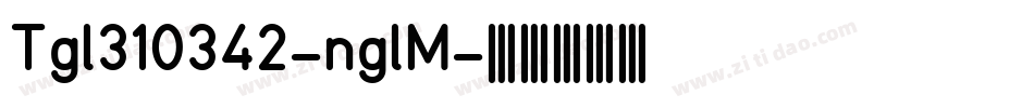 Tgl310342-nglM字体转换