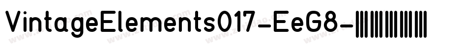 VintageElements017-EeG8字体转换
