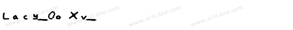 Lacy-0oXv字体转换
