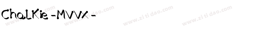Chalkie-MVVx字体转换