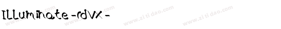 Illuminate-rdVx字体转换