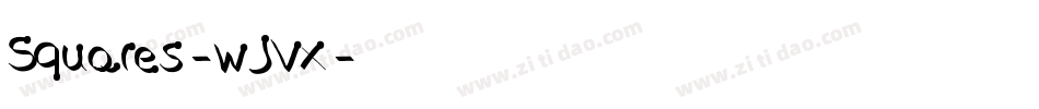 Squares-wJVx字体转换