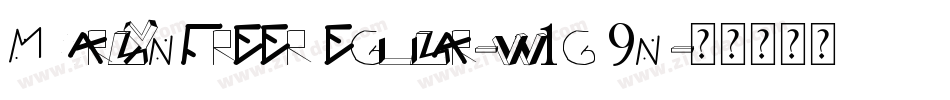 MarlynFreeRegular-w1G9n字体转换