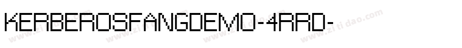 KerberosfangDemo-4RrD字体转换