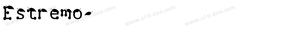 Estremo字体转换