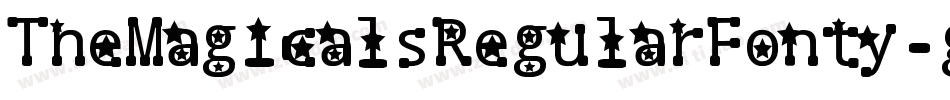 TheMagicalsRegularFonty-g4XR字体转换