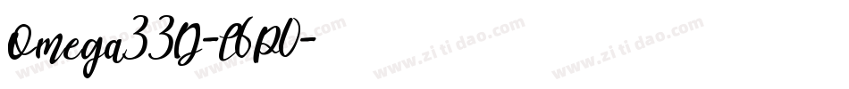 Omega33D-l6P0字体转换