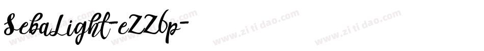 SebaLight-eZZ6p字体转换