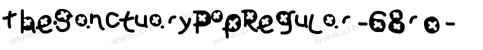 TheSanctuaryPopRegular-G8rO字体转换