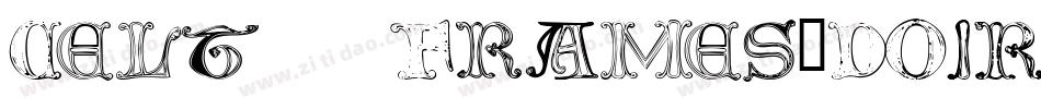 CelticFrames-DOjR字体转换
