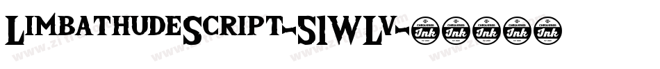 LimbathudeScript-51WLv字体转换