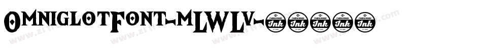 OmniglotFont-mLWLv字体转换 OmniglotFont-mLWLv字体转换