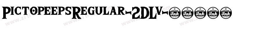 PictopeepsRegular-2DLv字体转换