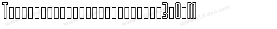 Thehangoverdecadeoutline-3zOaM字体转换