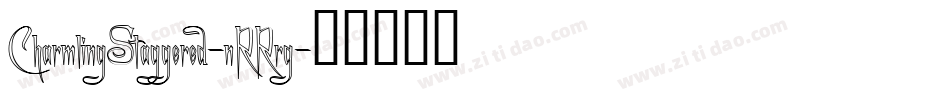 CharmlingStaggered-nRRrg字体转换