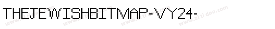 Thejewishbitmap-vy24字体转换
