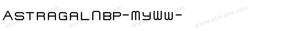AstragalNbp-MyWw字体转换
