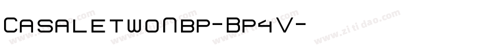 CasaletwoNbp-Bp4V字体转换