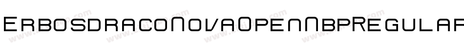 ErbosdracoNovaOpenNbpRegular-yGa5字体转换