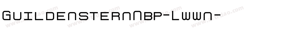 GuildensternNbp-Lwwn字体转换