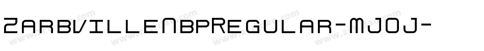 ZarbvilleNbpRegular-MJOJ字体转换