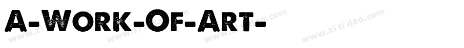 A-Work-Of-Art字体转换