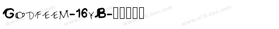 Godfeem-16yB字体转换