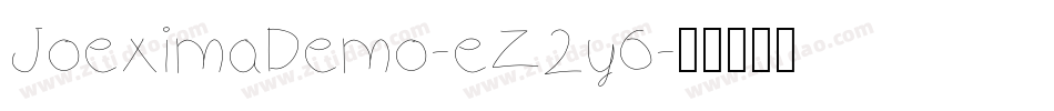 JoeximaDemo-eZ2y6字体转换
