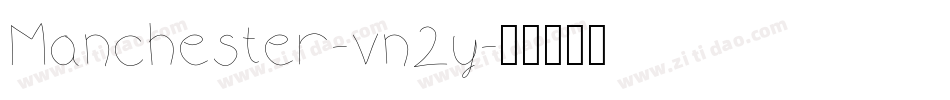 Manchester-vn2y字体转换