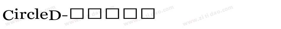 CircleD字体转换