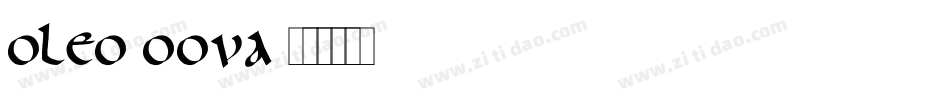 Oleo-OOvA字体转换
