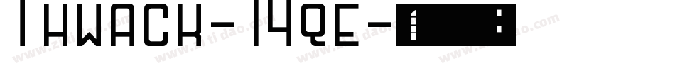 Thwack-19qe字体转换