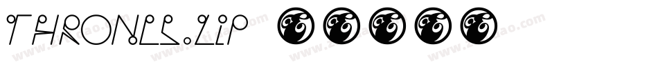 Thrones.zip字体转换