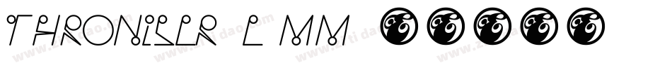Throniser-e9Mm字体转换