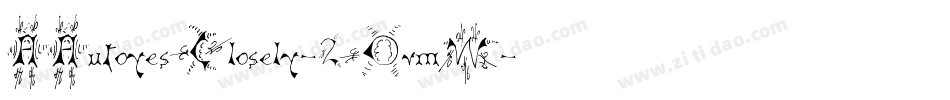 AAutoyesClosely-2OvmW字体转换