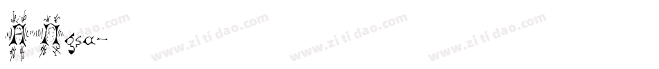 ANgsa字体转换