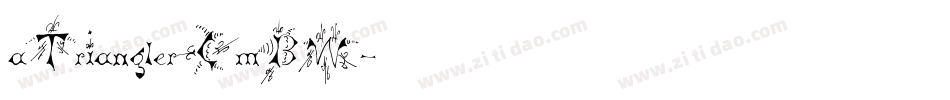 aTrianglerCmBW字体转换