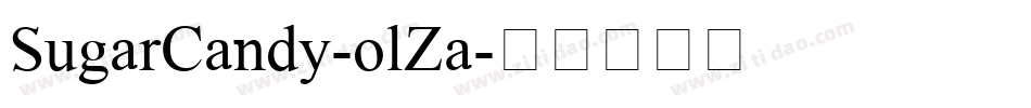 SugarCandy-olZa字体转换