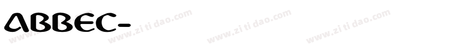 ABBEC字体转换
