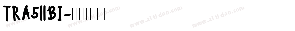 TRA511BI字体转换